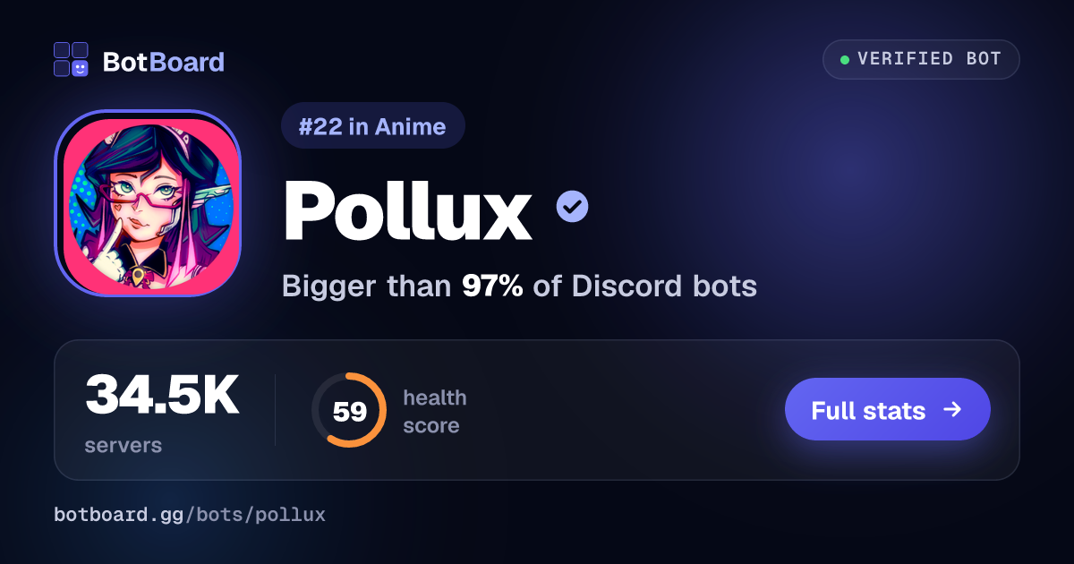 Share card for Pollux