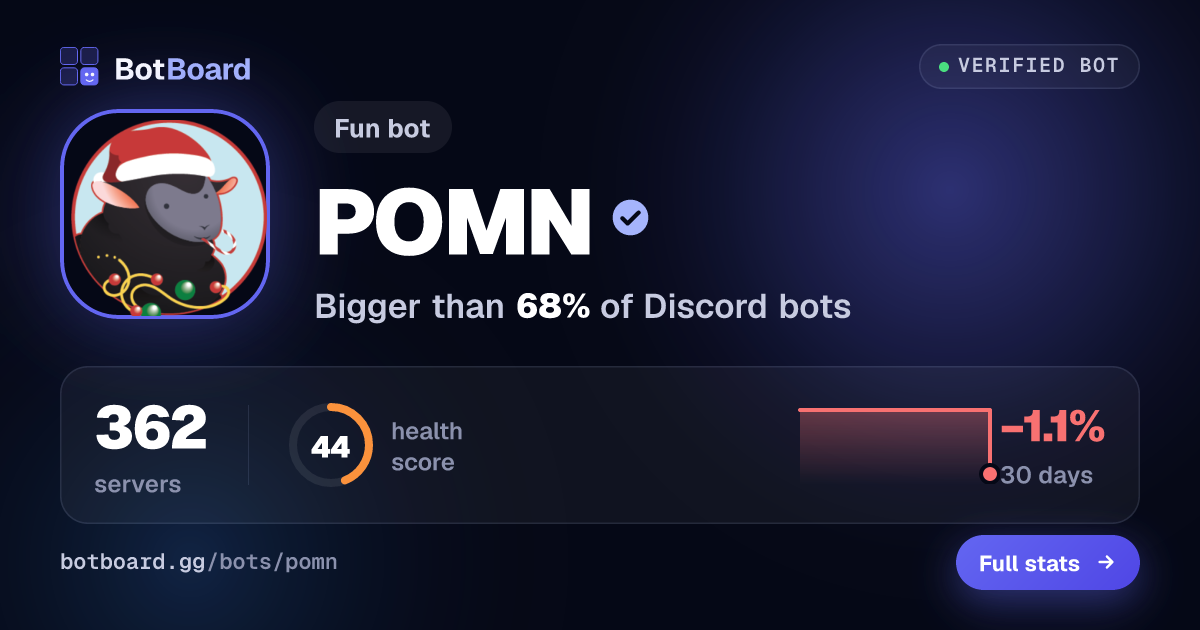 Share card for POMN