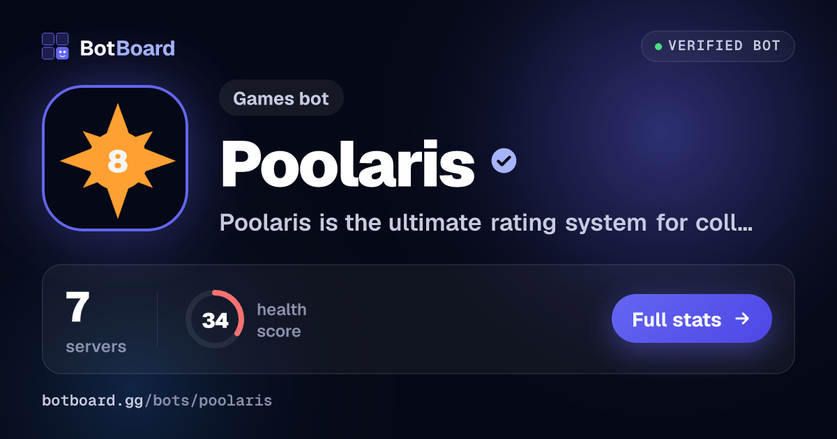 Share card for Poolaris