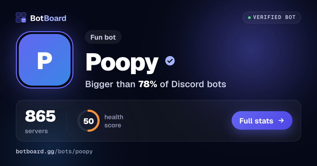 Share card for Poopy