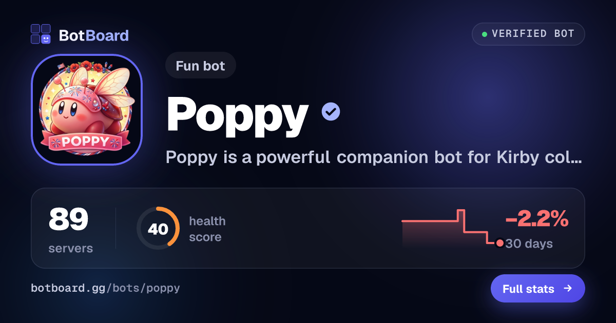 Share card for Poppy