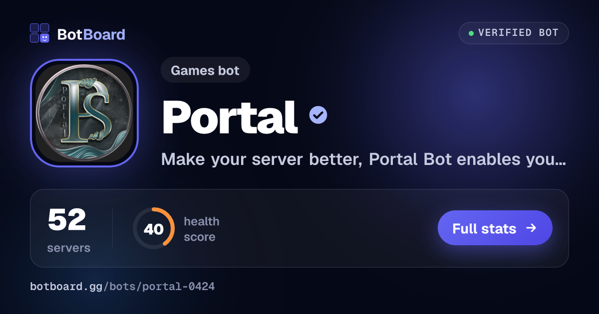 Share card for Portal