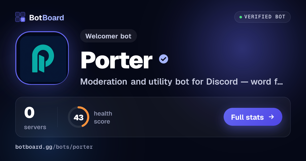 Share card for Porter