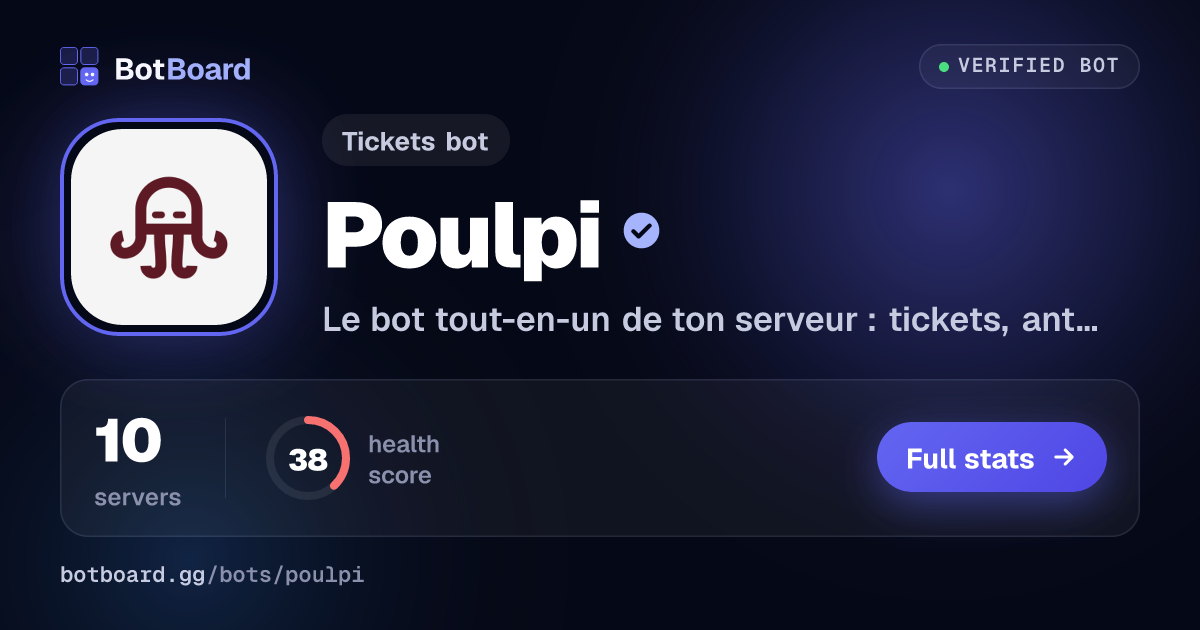 Share card for Poulpi