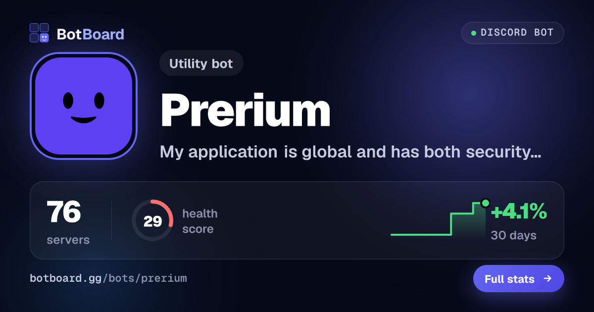Share card for Prerium