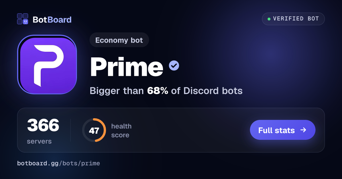 Share card for Prime™