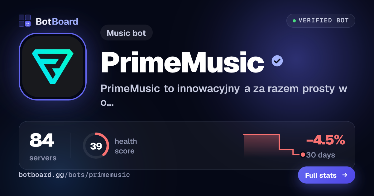Share card for PrimeMusic