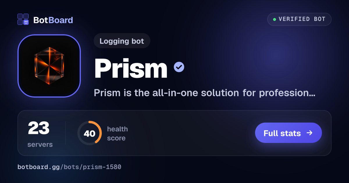 Share card for Prism