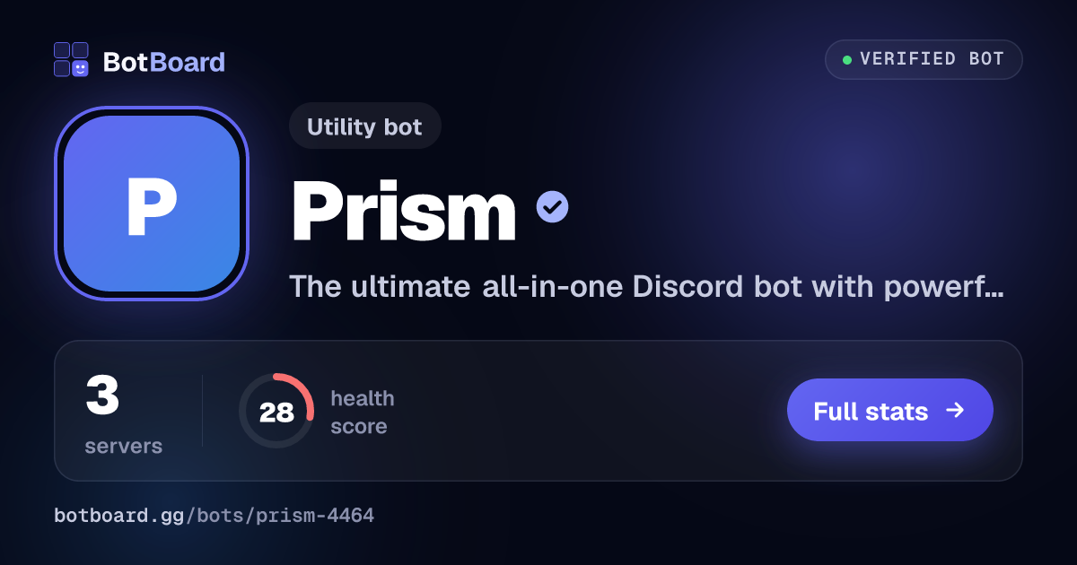 Share card for Prism