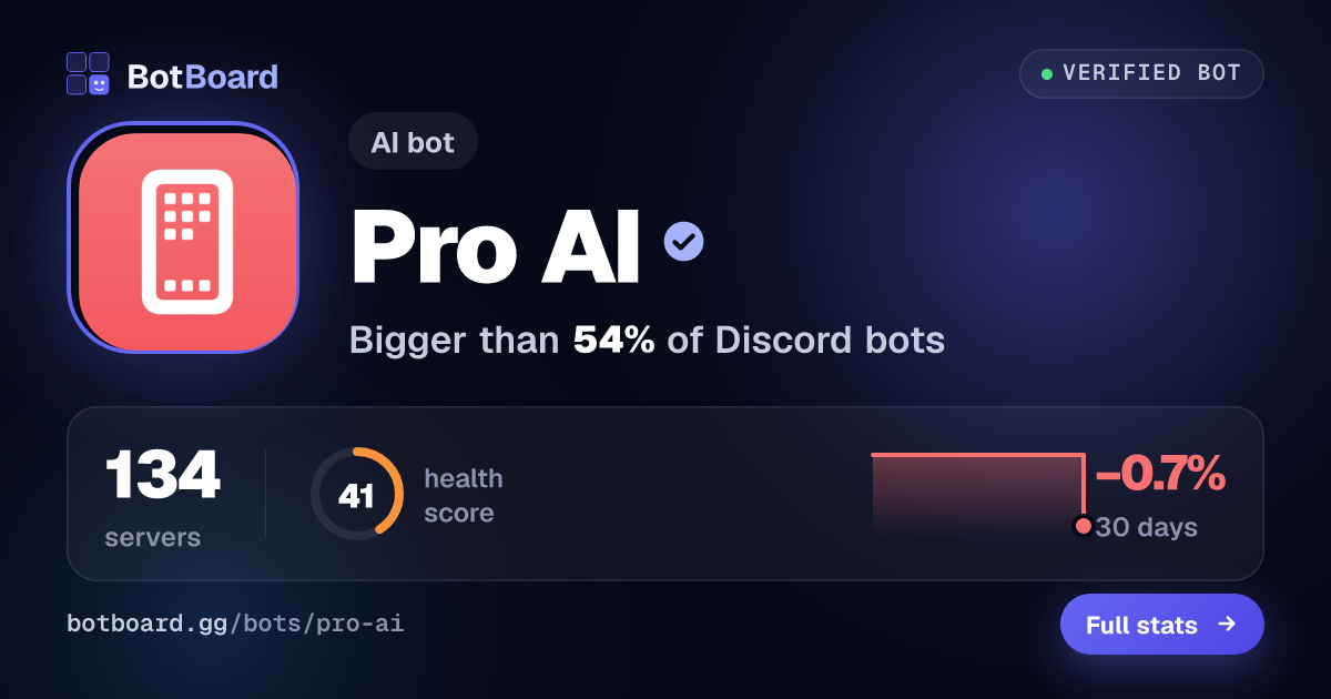 Share card for Pro AI