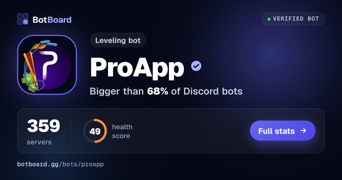 Share card for ProApp ✨