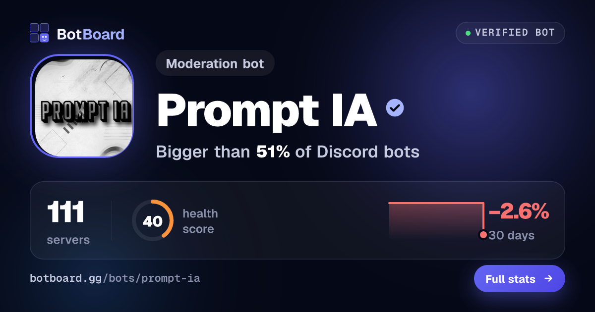 Share card for Prompt IA