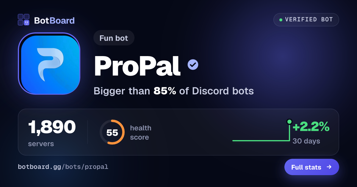Share card for ProPal
