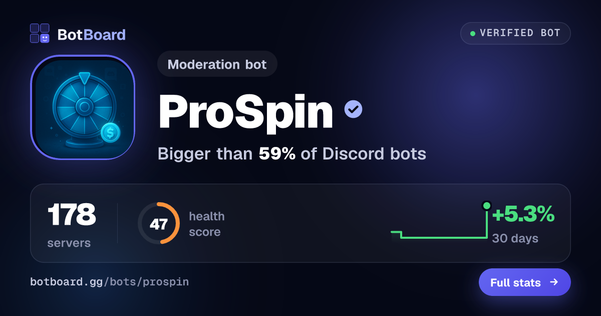 Share card for ProSpin 🌌