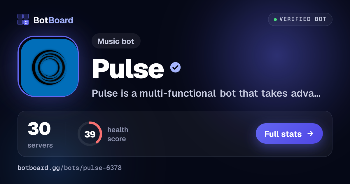 Share card for Pulse