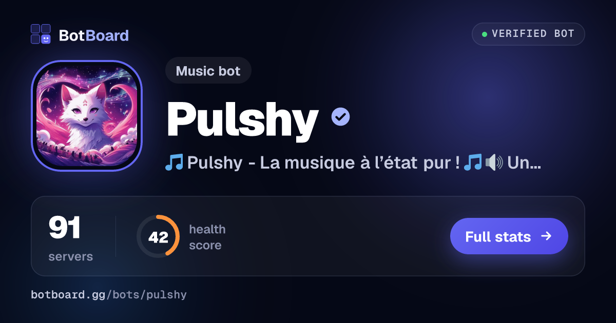 Share card for Pulshy