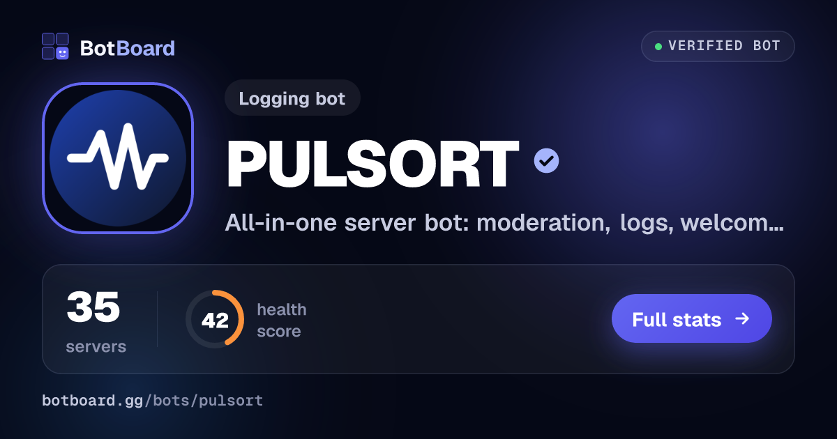 Share card for PULSORT
