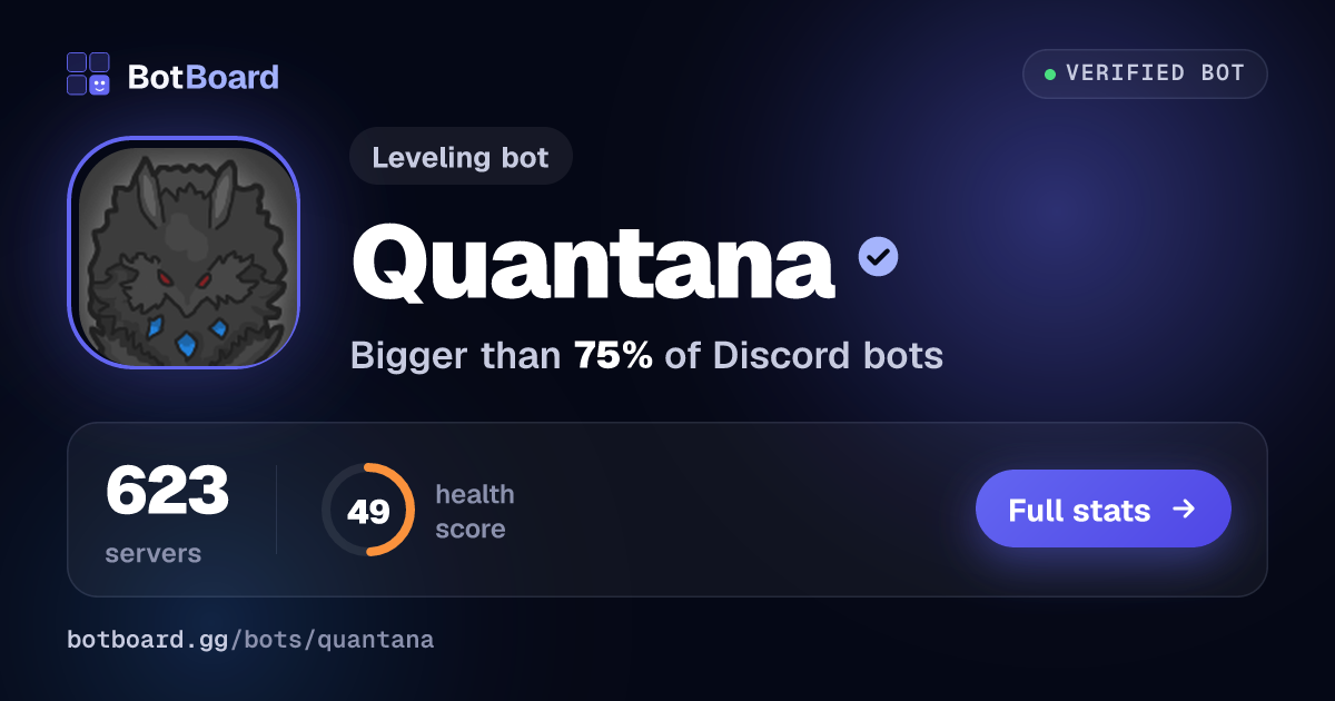 Share card for Quantana