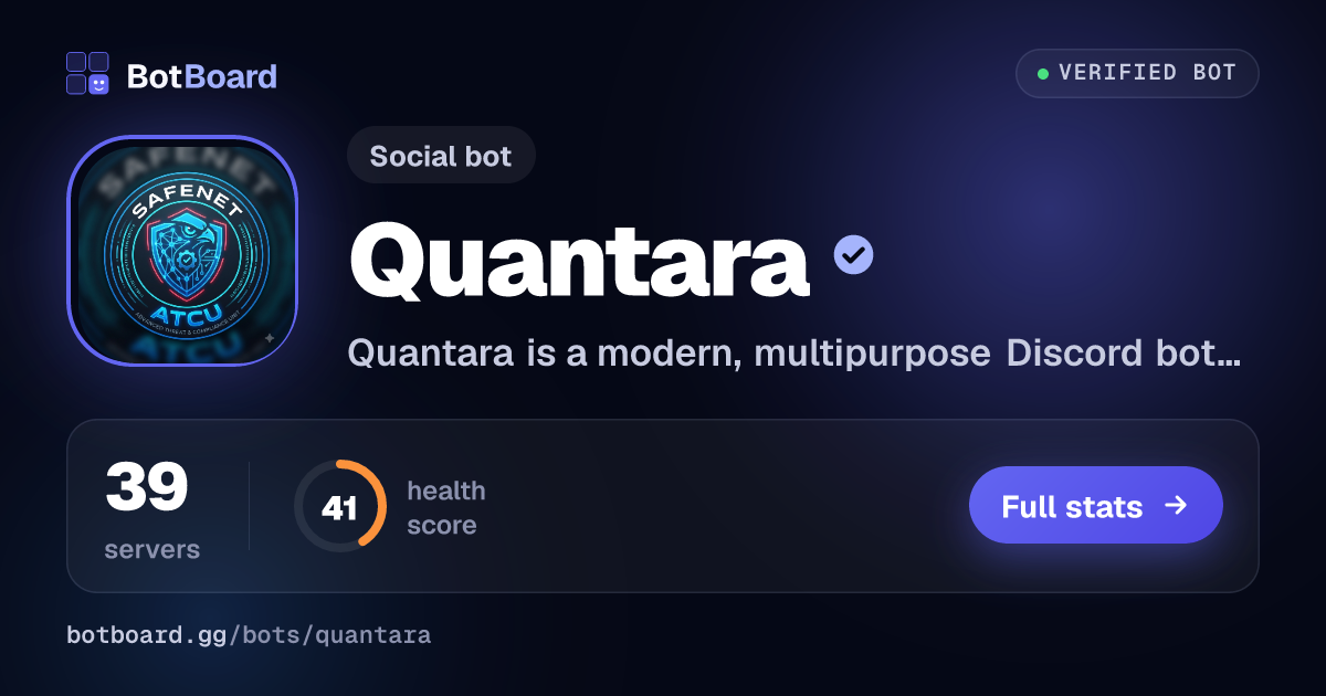 Share card for Quantara