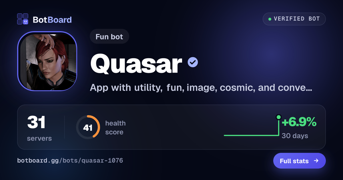 Share card for Quasar