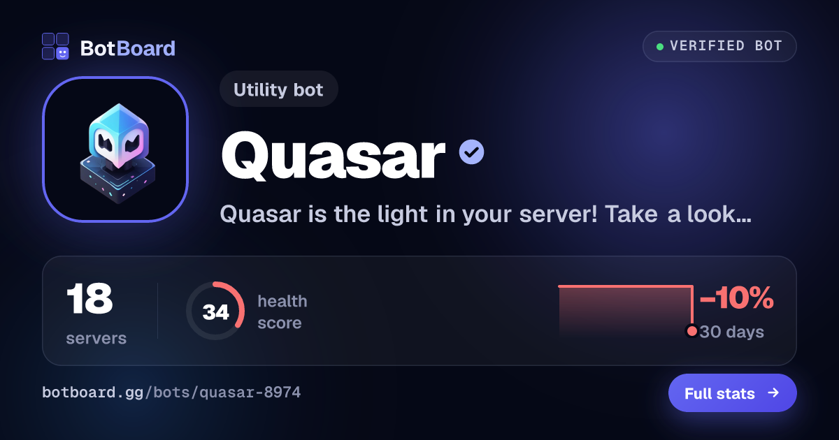 Share card for Quasar