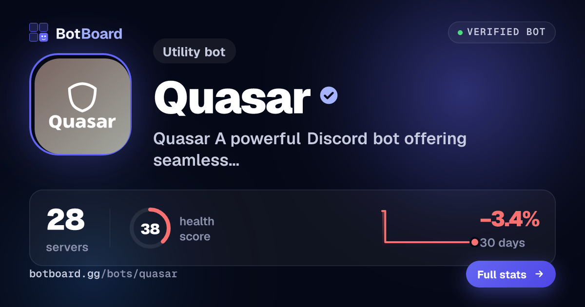 Share card for Quasar