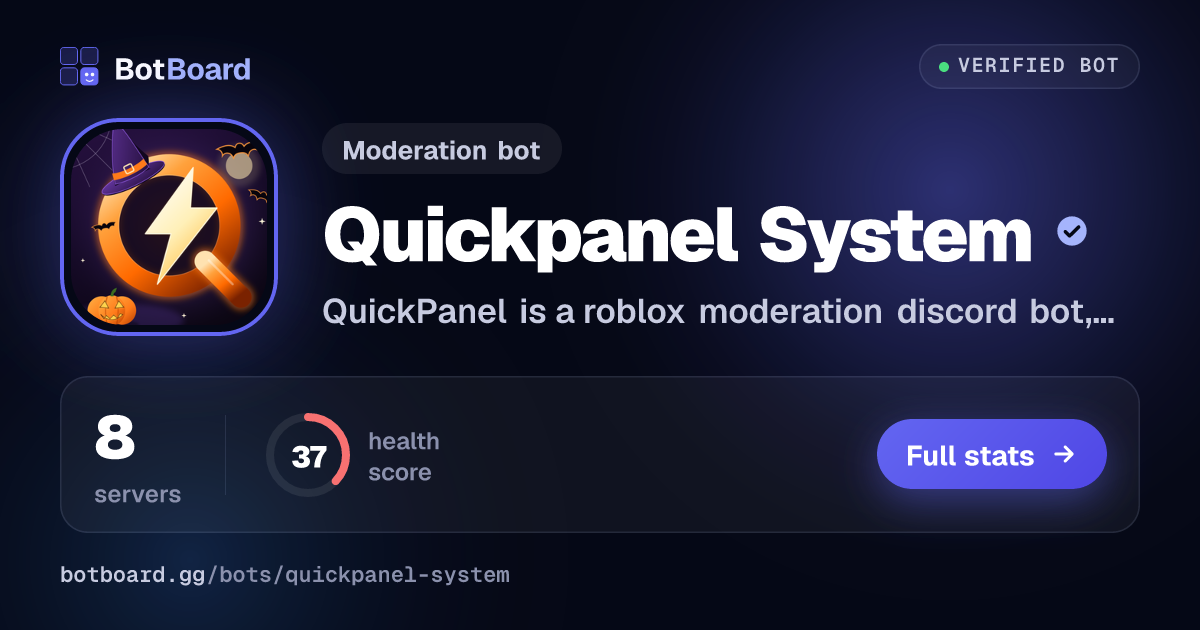 Share card for Quickpanel System