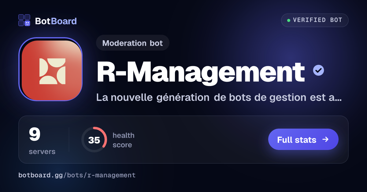 Share card for R-Management