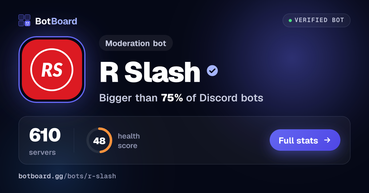 Share card for R Slash
