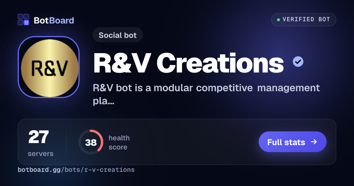 Share card for R&V Creations