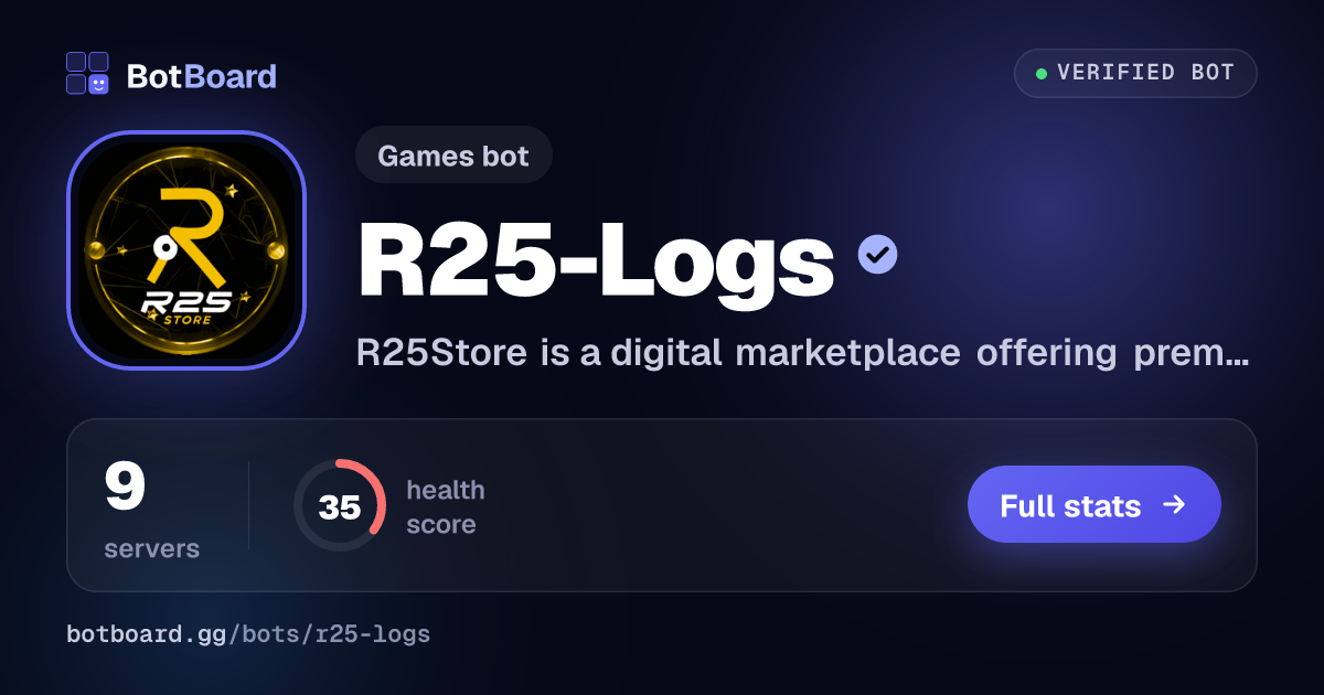 Share card for R25-Logs