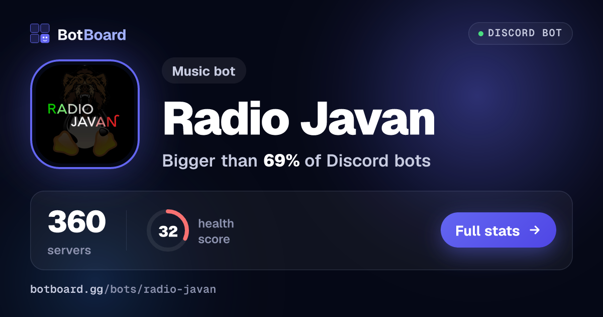 Share card for Radio Javan