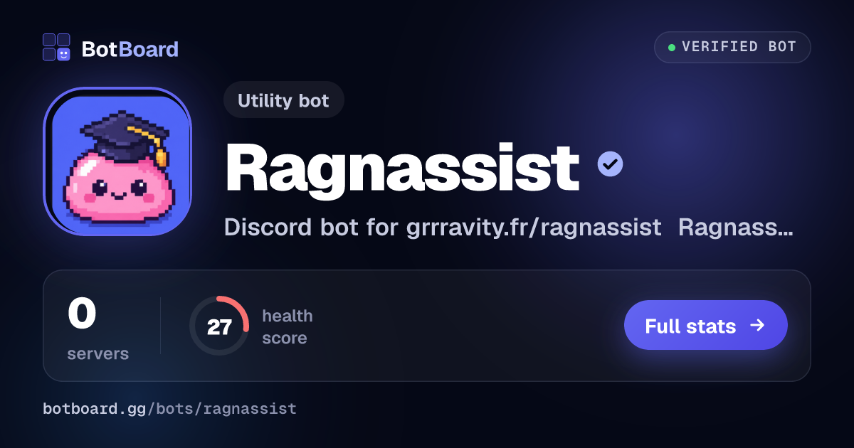 Share card for Ragnassist