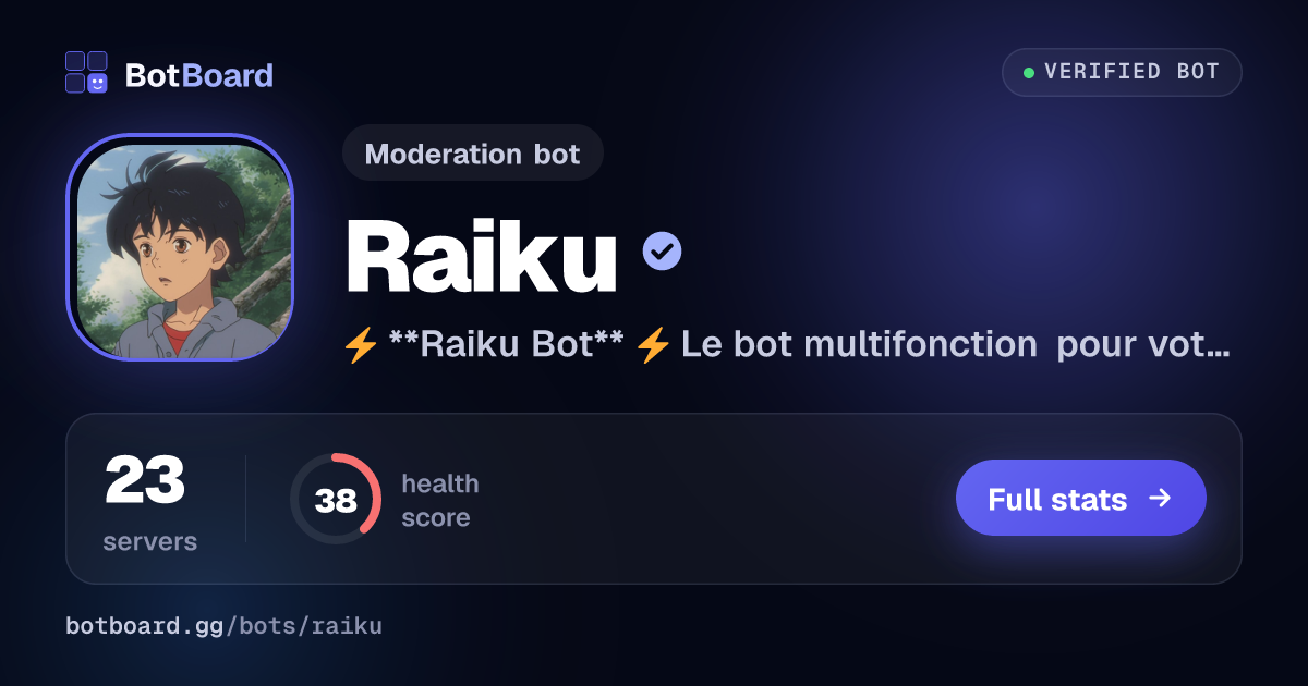 Share card for Raiku