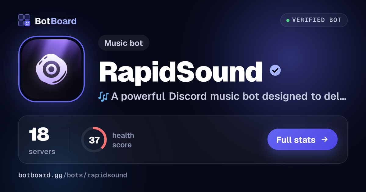 Share card for RapidSound