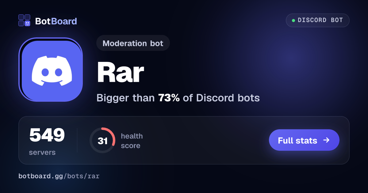 Share card for RAR ★
