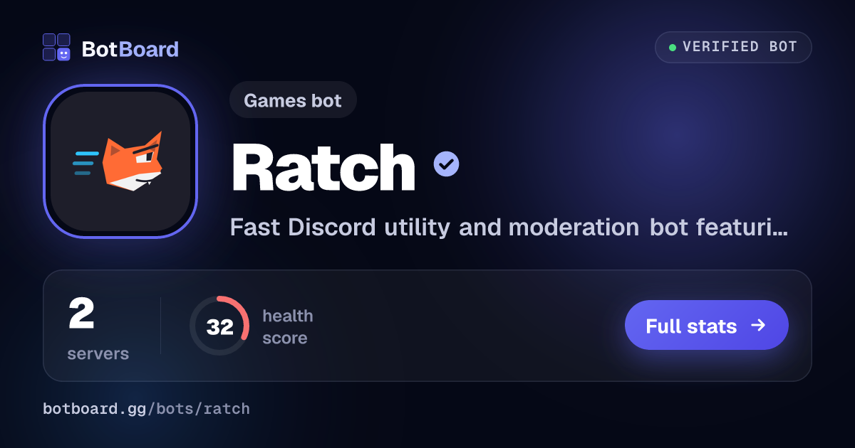 Share card for Ratch