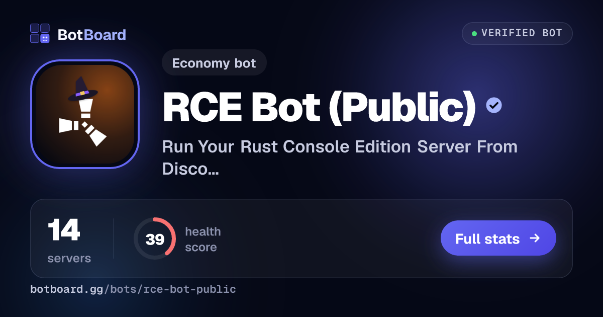 Share card for RCE Bot (Public)