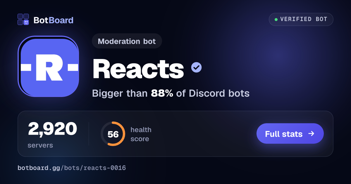 Share card for Reacts
