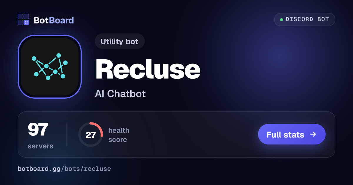 Share card for Recluse