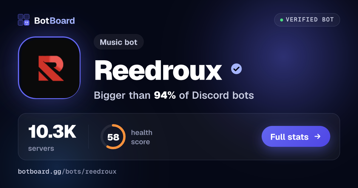 Share card for Reedroux