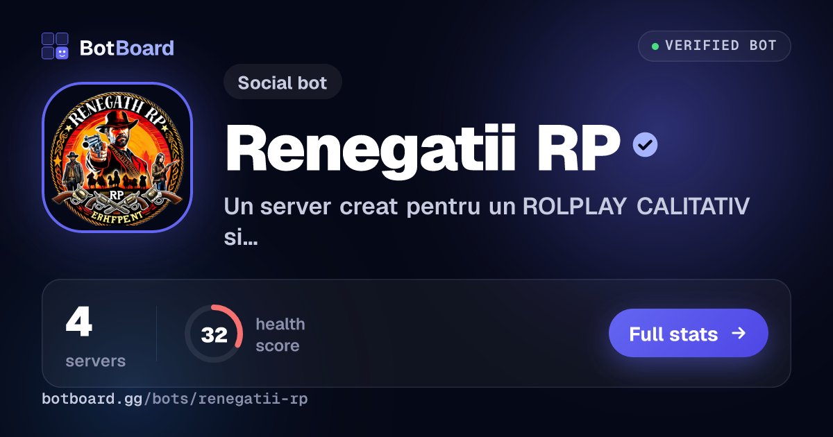 Share card for Renegatii RP