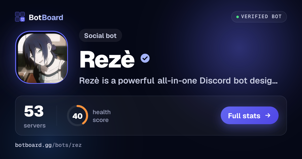 Share card for Rezè