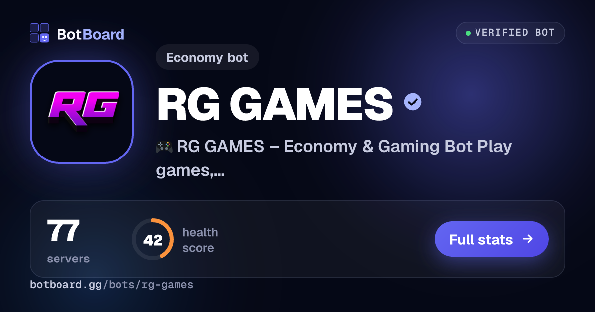 Share card for RG GAMES