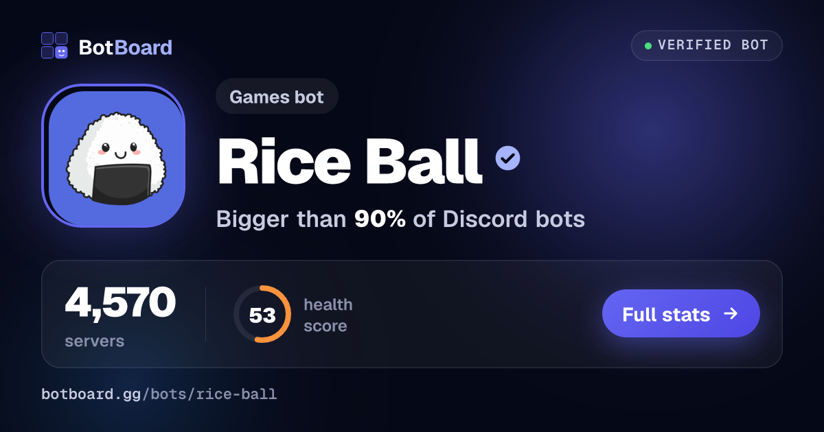 Share card for Rice Ball