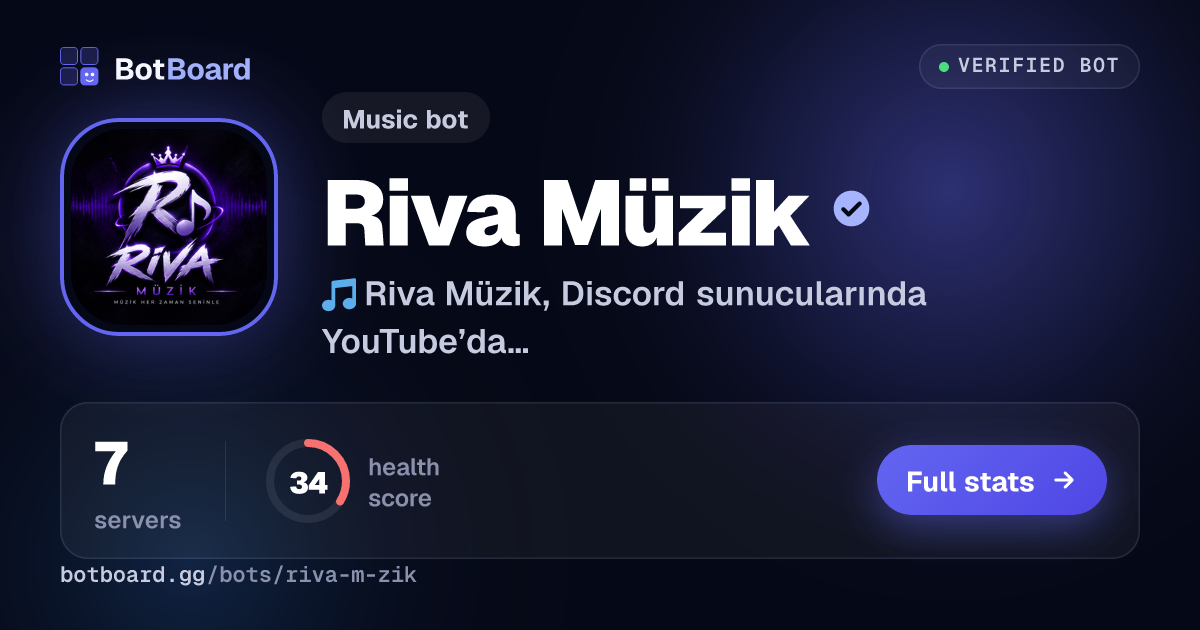 Share card for Riva Müzik