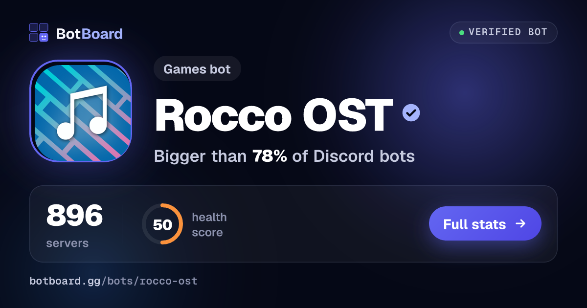 Share card for Rocco OST