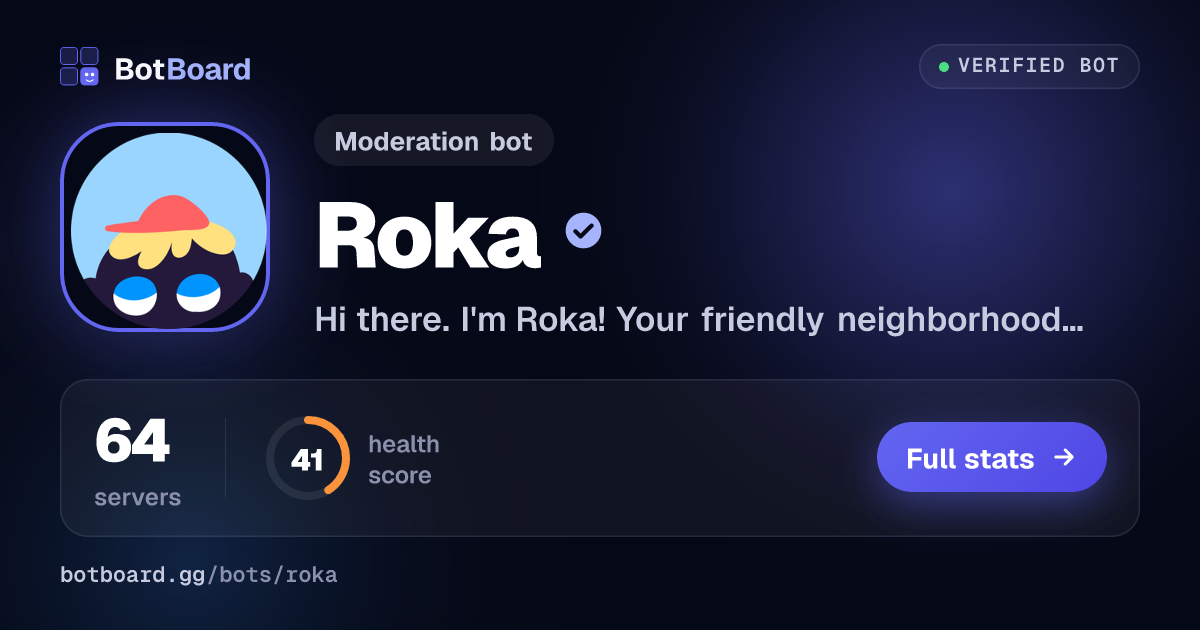 Share card for Roka