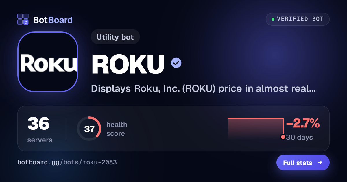 Share card for ROKU