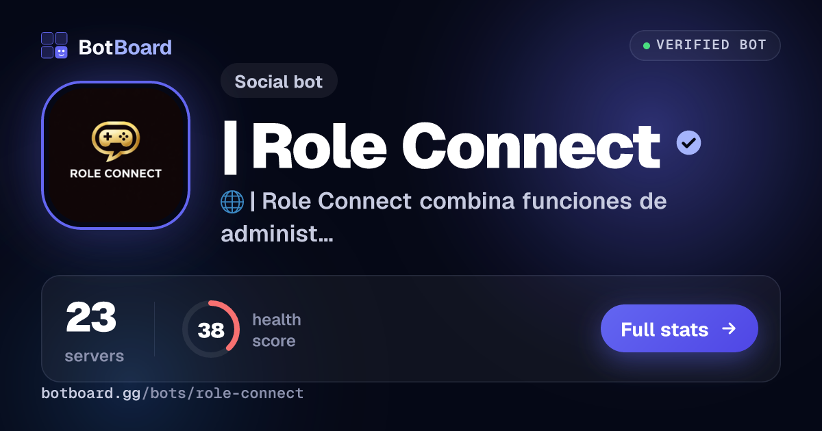 Share card for 🎮 | Role Connect